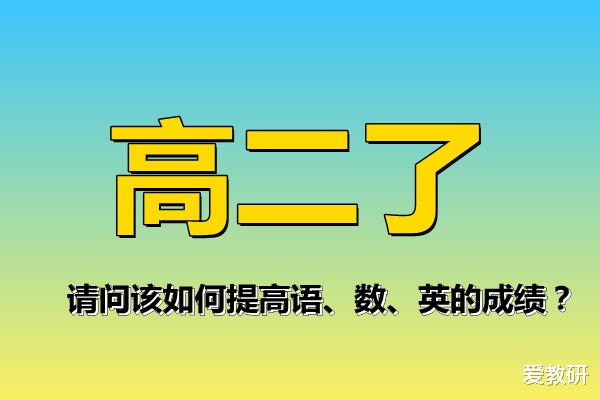 高二文科生, 政史地成绩较好, 语数外六七十分, 怎样提高成绩呢?