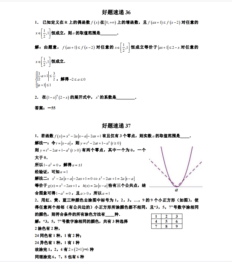 攻克高考数学, 就用这一本高中数学超级无敌好题400例(超全)