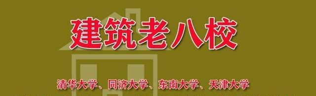 建筑学老八校是哪八所? 至今实力依旧强大, 高考录取分居高不下