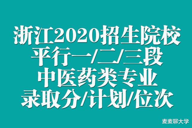 浙江考生想读中医药类专业得考多少分? 附2020年三段线各校录取分