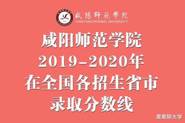 咸阳师范学院2019-2020年在全国各招生省市录取分数线! 含艺术类