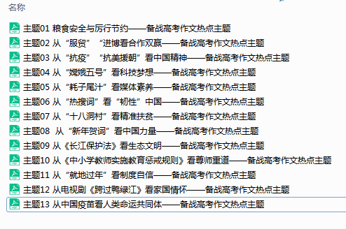 【高中语文】13个热点主题作文, 涵盖生活的方方面面, 出题率超高