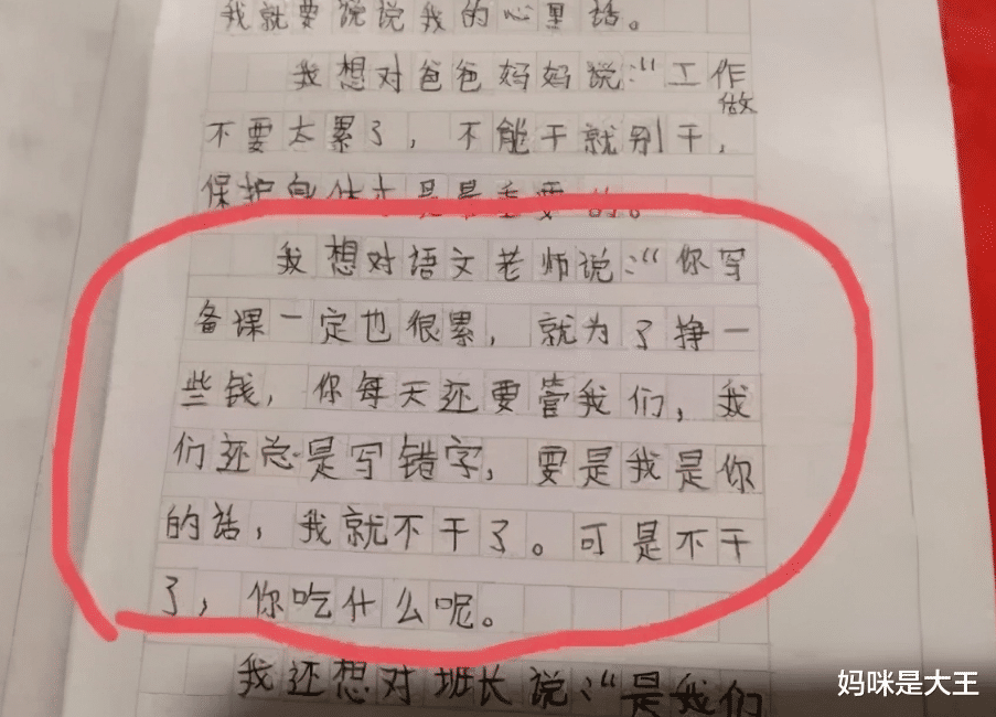 小学生作文用了14个成语, 老师看后很无奈, 网友: 可怜的孩子