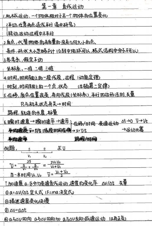 
物理: 学霸笔记公示, 快来围观, 高考稳拿高分, 直接打印!