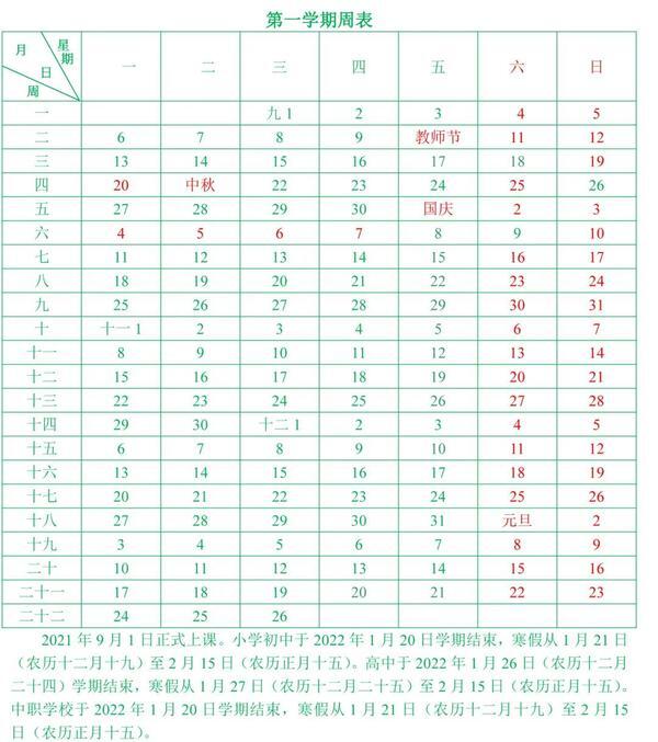 重磅信息! 事关中小学寒暑假!