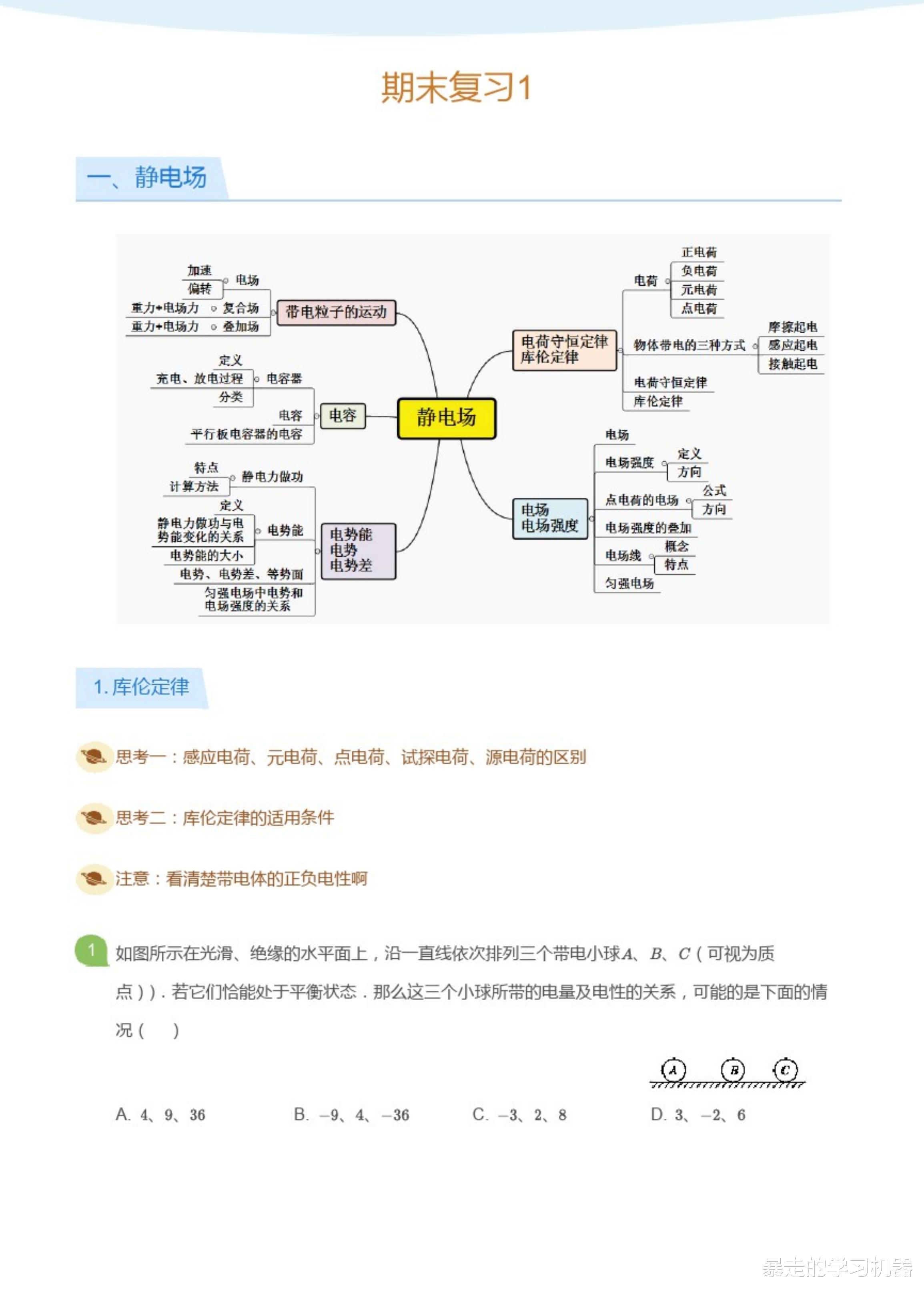 高二物理, 期末复习资料已为同学们已备好, 赶快把高分秘籍拿走吧