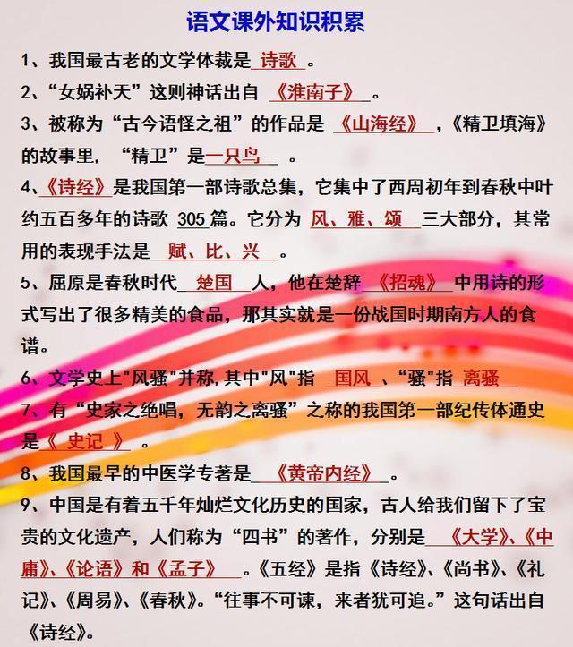 如果孩子正读初中, 这份资料请务必打印1份, 3年次次都不下128分!