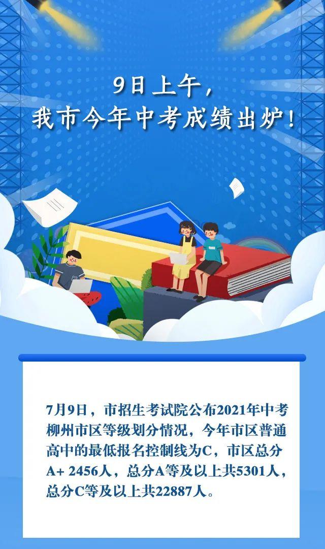 最新! 2021年柳州中考一分一档表公布! 快看你能报哪所