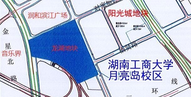 效果图公布! 长沙月亮岛板块要建一所大学!