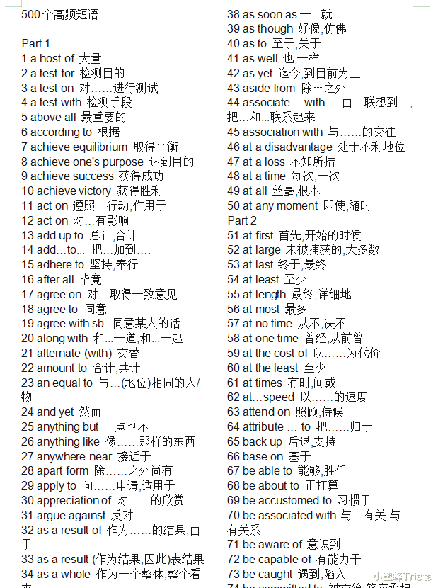 高考英语: 500个高频短语+2000个常考单词, 抓紧背