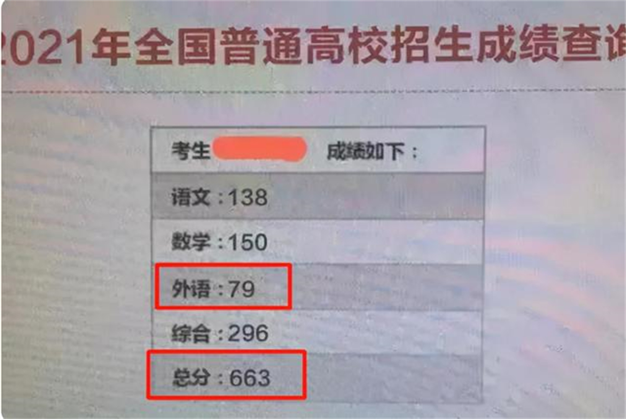 663分偏科无缘清北, 网友为其鸣冤: 中国人为啥偏要跟外语过不去