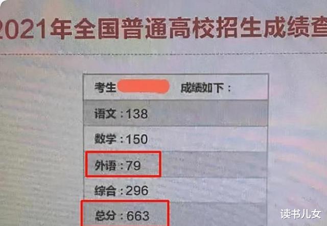 农家学霸高考663分, 英语79分拖后腿痛失清北, 后悔做错一件事