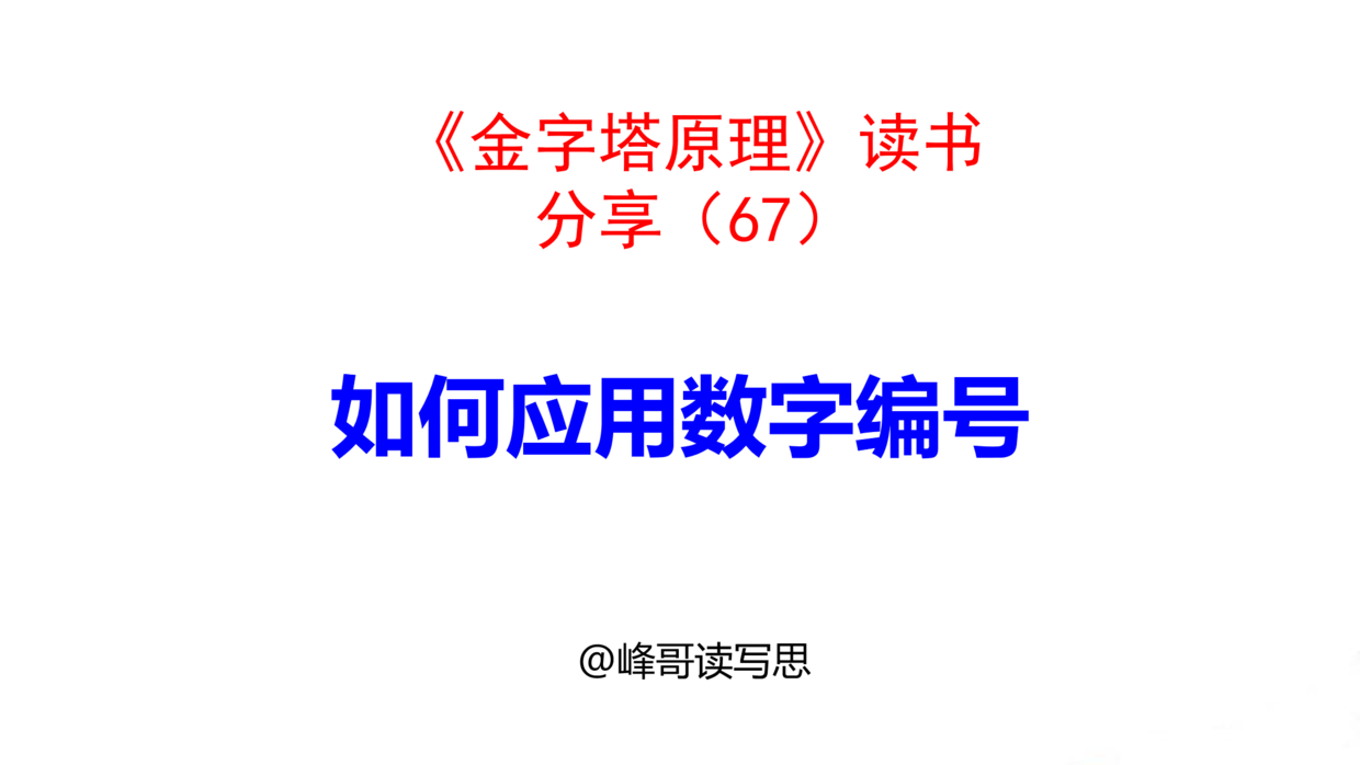 写作时, 如何应用数字编号? 数字代表主要论点, 小数点编号后代表分支论点