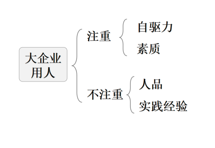 为什么成熟大企业一般会倾向于招聘家庭出身好的孩子?