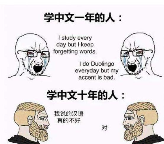 当世界都在学中文, 老外就被中文“折磨”, 网友: 苍天过谁