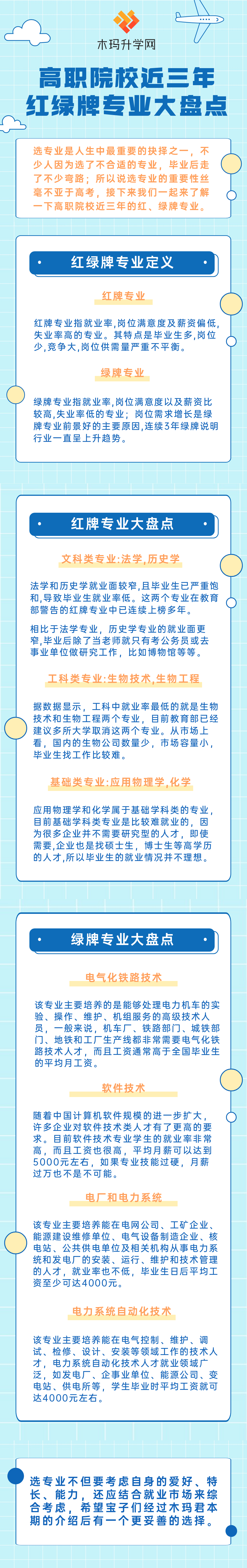 高职院校近三年红、绿牌专业出炉, 2022年单招考生一定要了解