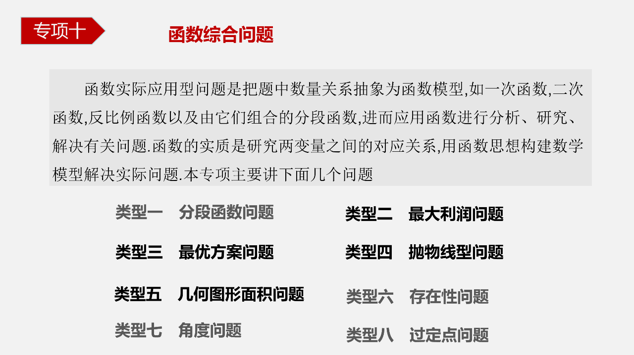 中考数学「函数应用题」必考8大类型(一), 建议收藏