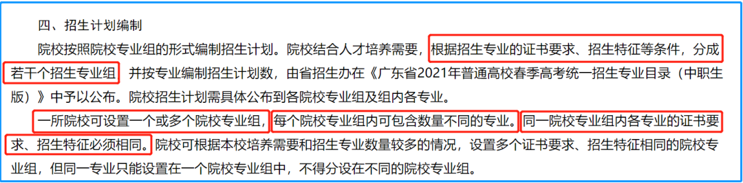 3+证书高职高考志愿的院校专业组是什么? 怎么划分?