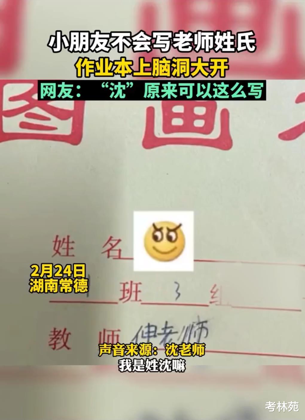 小学生不会写老师的姓各显神通, 作业本成“通假字”比赛现场