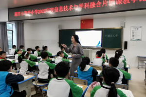 湘潭市和平小学举行信息技术与学科融合片段课教学比赛