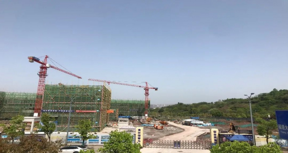重庆这所小学加快建设 预计4月底封顶
