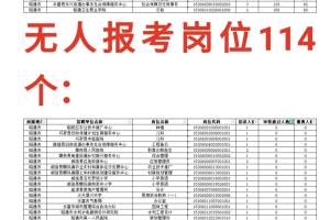 云南昭通事业单位招聘考试, 一个岗位201人报考114个岗位无人问津