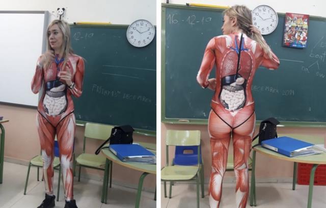 女老师穿“人体器官服”上课, 家长感到不满, 教学创新是否可行?
