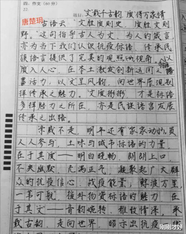 学生作文化用《原神》句子, 结果被当作范文, 网友: 就很尴尬