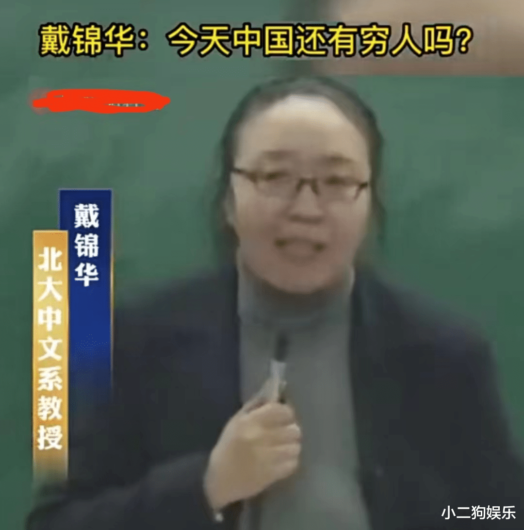 北大教授戴锦华: 今天中国还有穷人吗? 我怎么没看见呢? 还有吗?