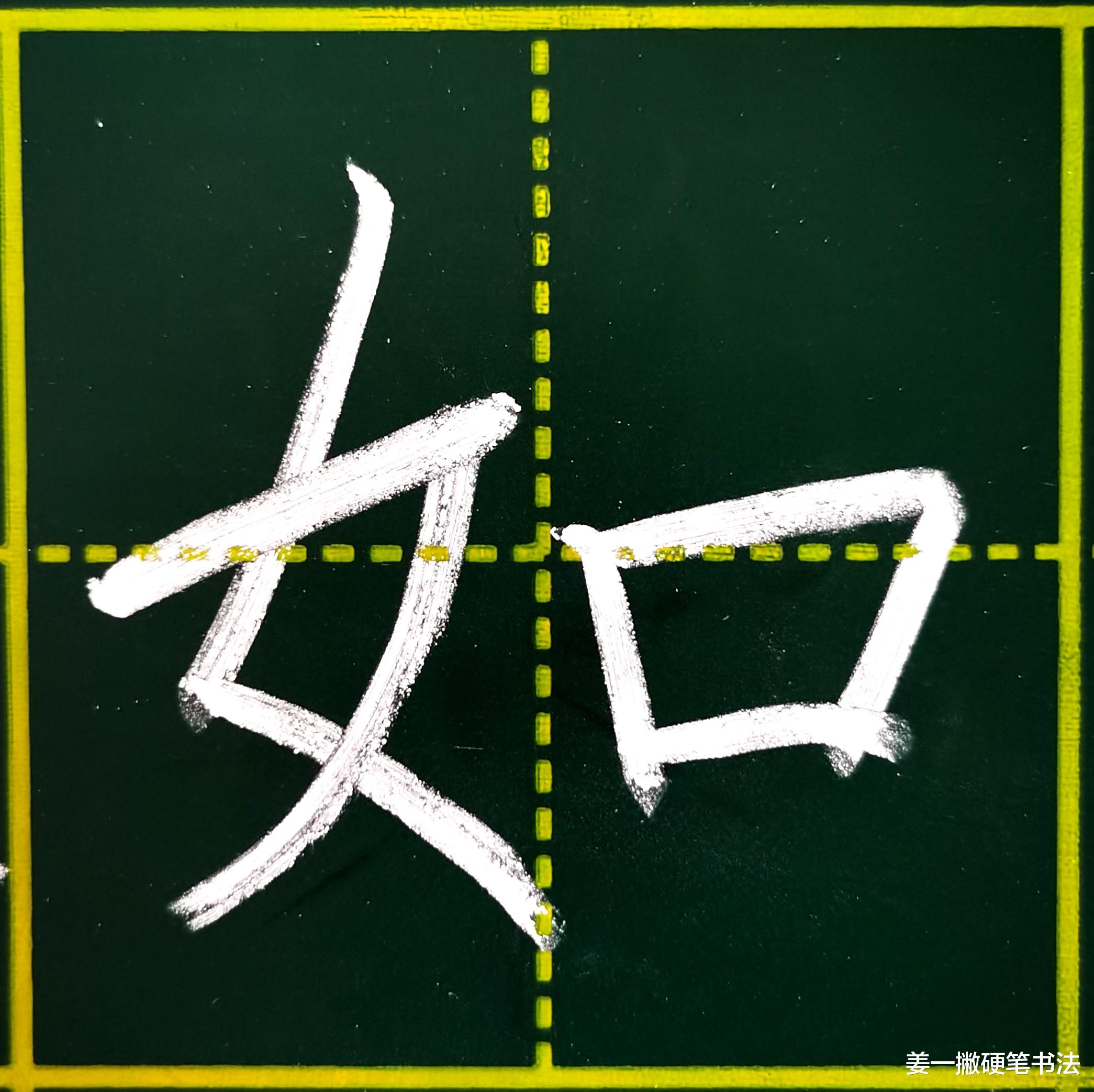 汉字九十二法之(二十六): 右边小者齐其下, 学会口诀写好字