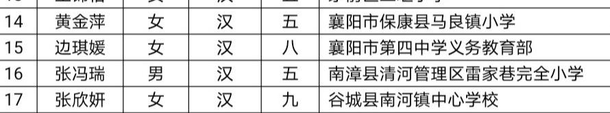 襄阳4名学子喜获宋庆龄奖学金