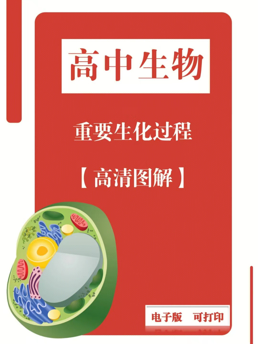 
生物: 孩子狂记知识点也不涨分? 这个图解法打印给孩子试一试