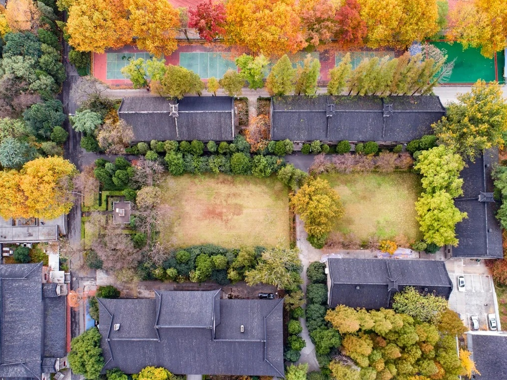 秋风轻拂校园，散落满地诗意——江苏校园秋景合集(1)