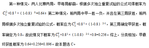 2023国考行测数量关系: 比赛胜率你会算吗