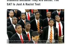 美国黑人雄文: 黑人学生考试考不过亚裔学生, 是因考试是种族主义