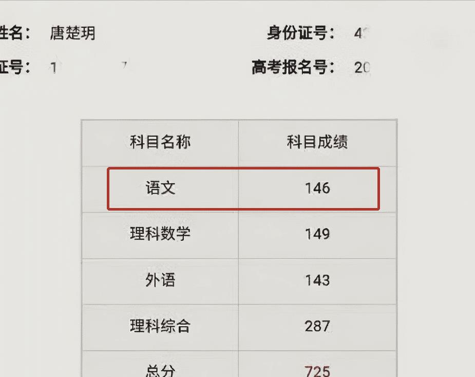 高考语文146分的卷面: 字迹如“印刷体”, 谁舍得扣分 ?