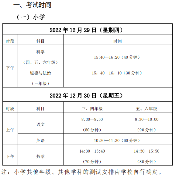 珠海香洲、斗门: 中小学统考延期调整至下学期初