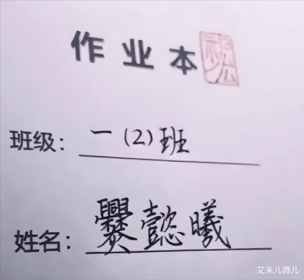 小学女生因“极简”姓名火了, 连名带姓一共2笔, 老师: 读不出来