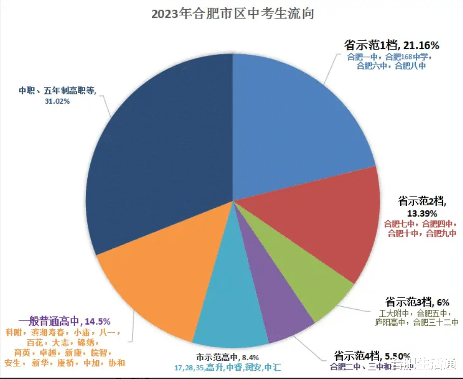 高达31%! 合肥中考考生流向图发布!