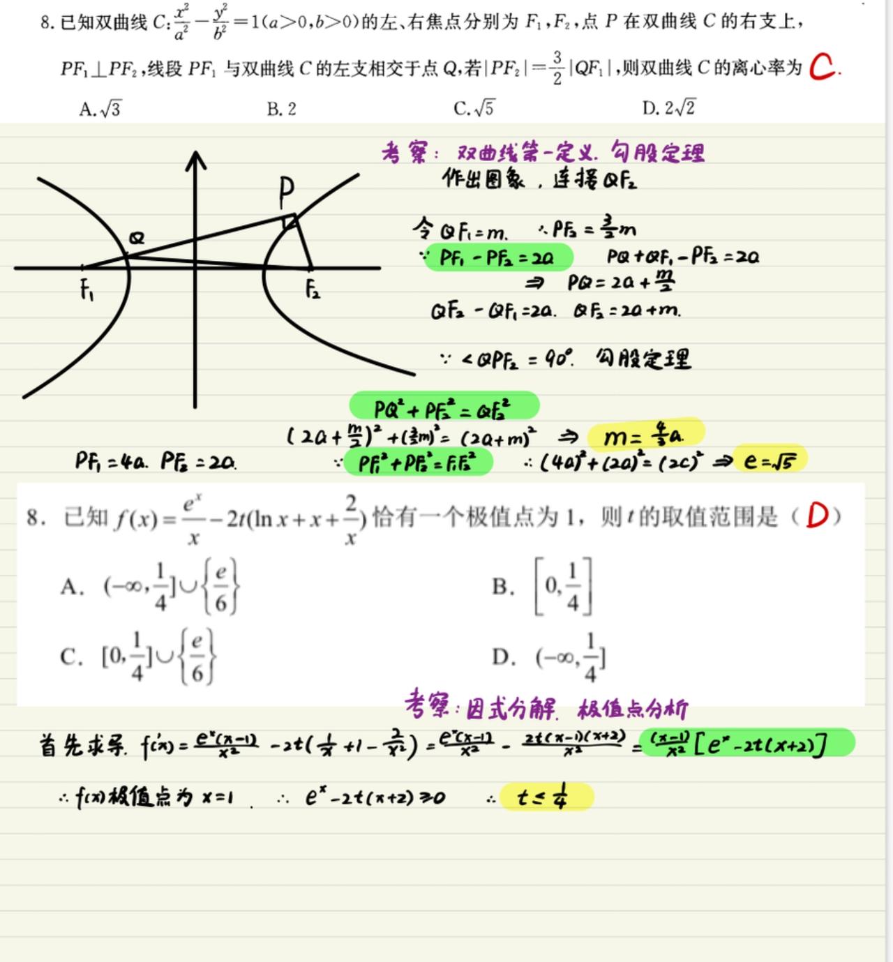 大家都开学了吗圆锥曲线每天学习一点点#高考数学知识点