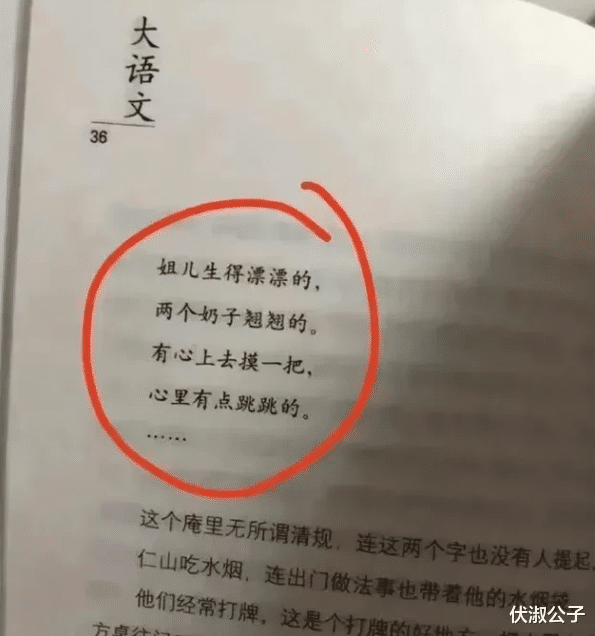 没想到“毒教材”又土卷重来、死灰燃复了, 在插还图变本加厉