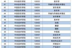 北京地区普通高等学校艺术类专业校考资格名单来啦