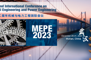 2023年第二届机械与电力工程国际会议
