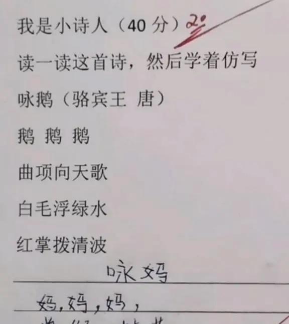 “你管得着吗? ”小学生大实话回答问题, 老师: 能不能深沉点