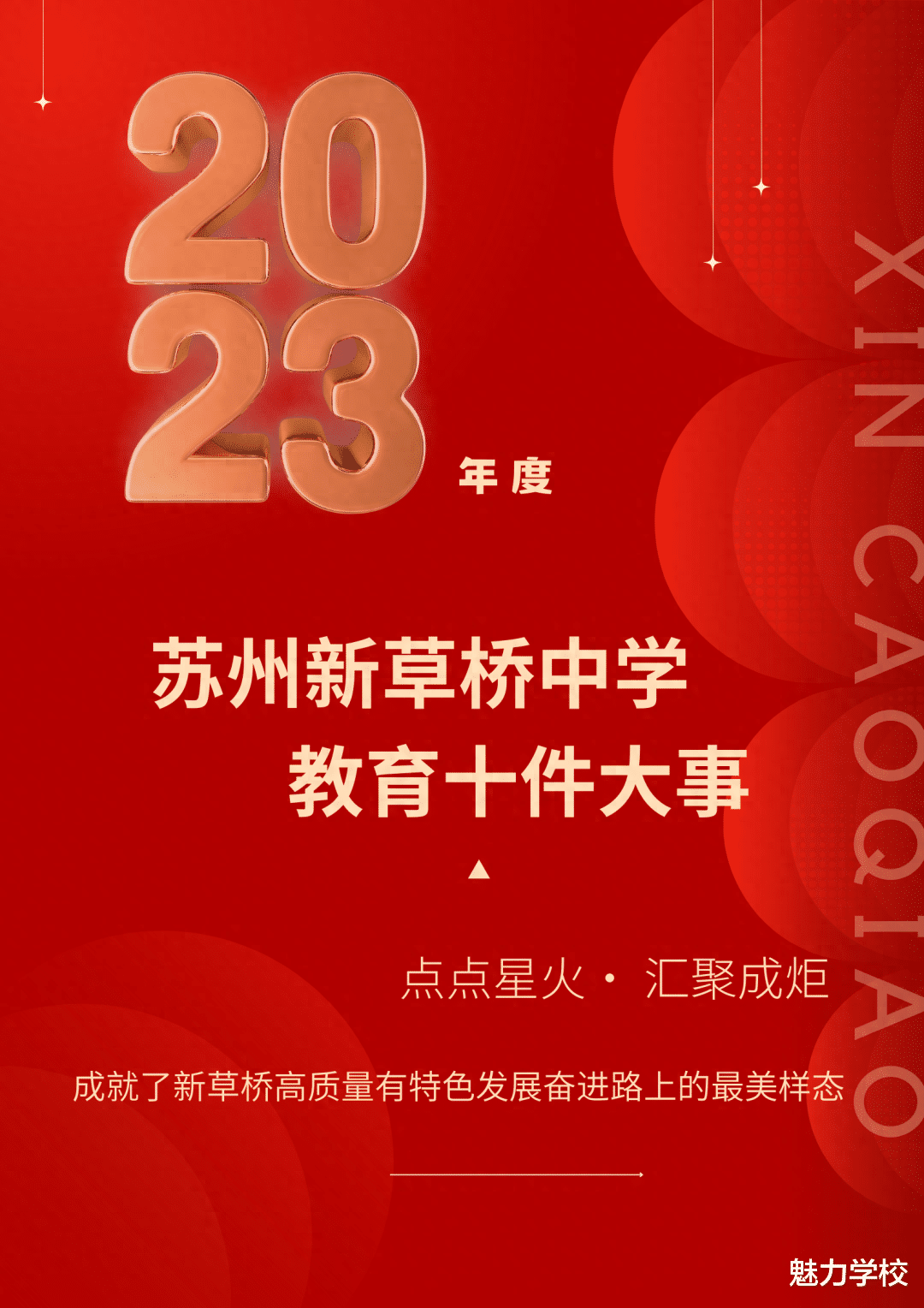 苏州新草桥中学2023年度盘点! 一起来看看吧~