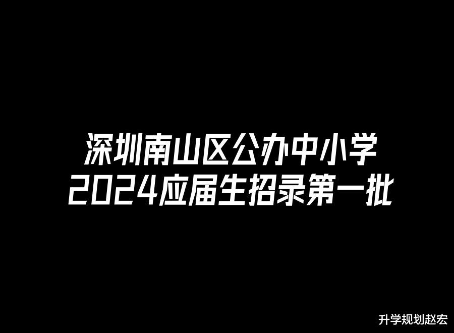 深圳南山区公办中小学, 2024应届生第1批招录404人, 研究生占73%