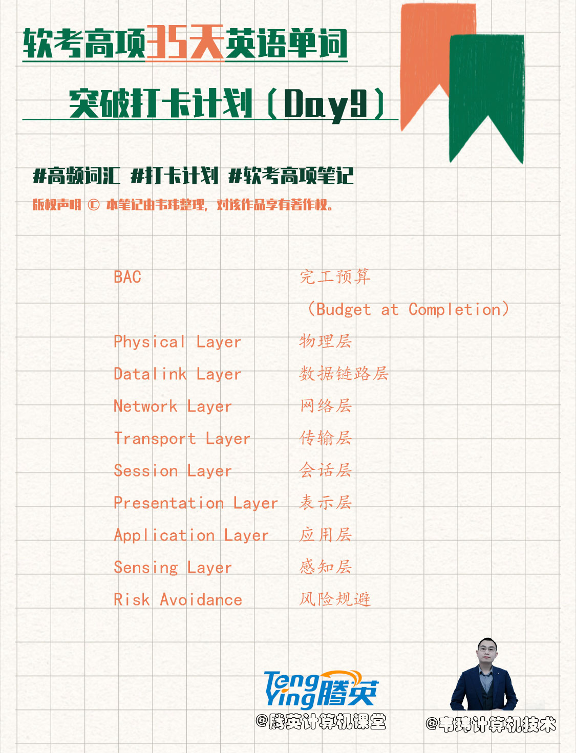 软考高项35天英语单词突破打卡计划(第9天)