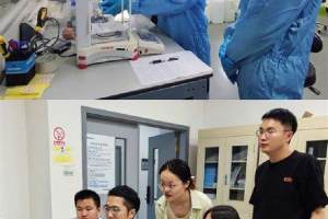浙江一群中学生在科研实验室完成寒假作业