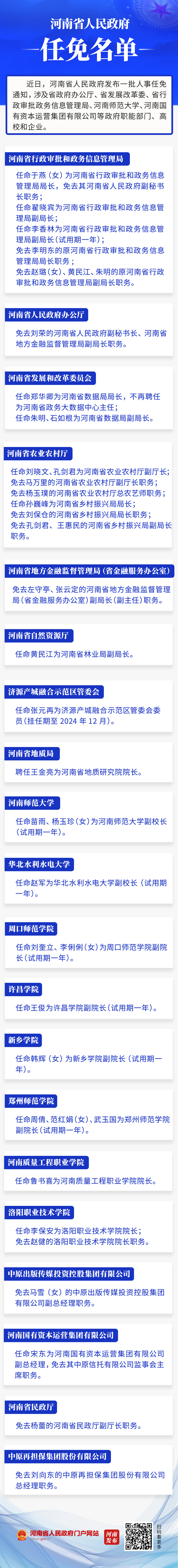 8所高校, 领导班子调整