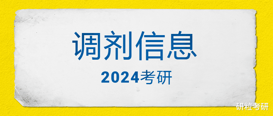 第三波官方调剂信息! 24考研